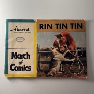 1958-Rin Tin Tin 180-March Of Comic-Rare Find